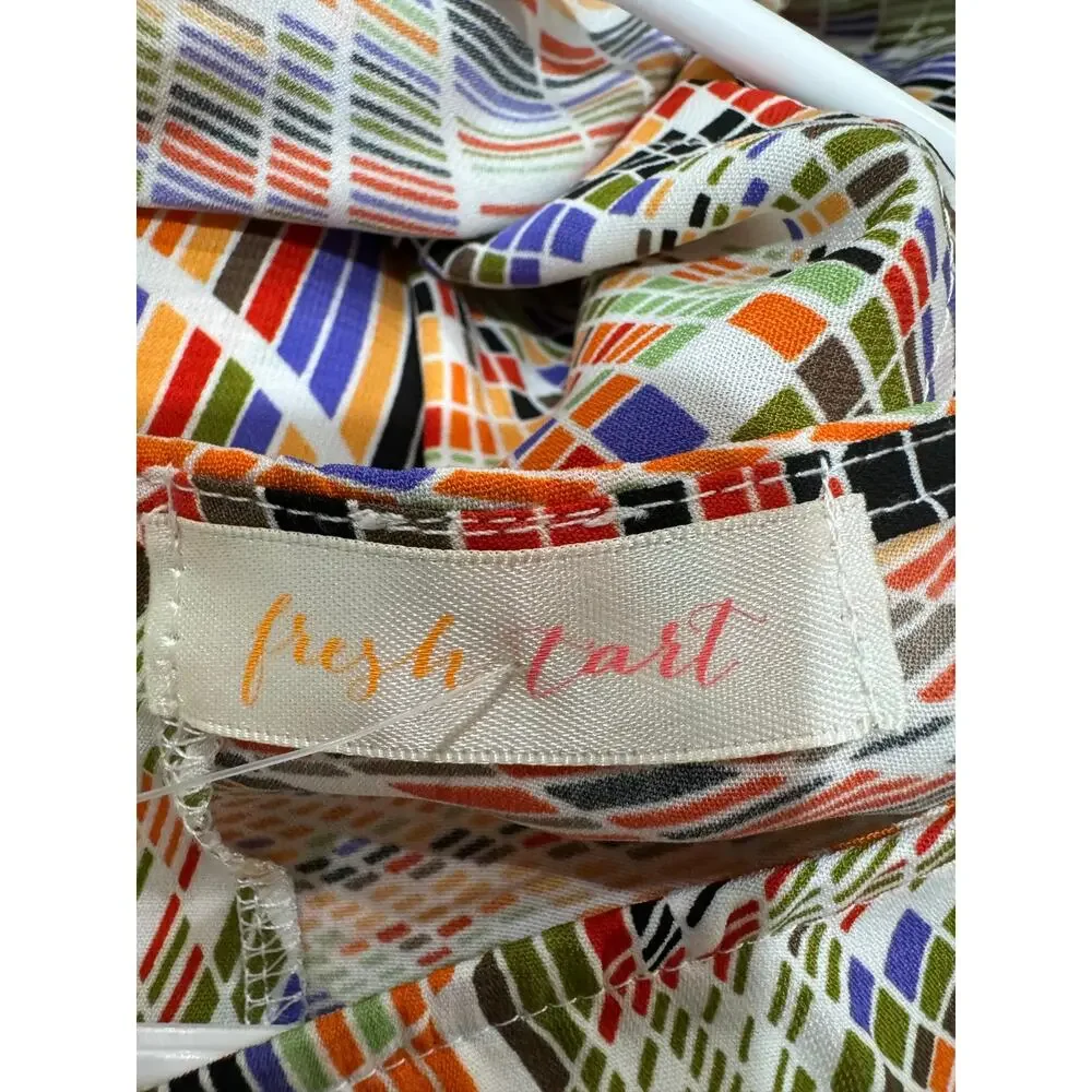 NWT Fresh Tart Keyhole Retro Multicolor Tunic Dress Women's Small / Medium - Picture 9 of 10